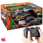 ماشین کنترلی آفرود چراغ دار دودزا شارژی (BRGHTLY) - تصویر 2