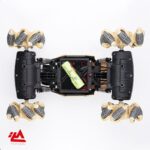 ماشین کنترلی شارژی چرخ کپسولی چراغ دار - تصویر 2