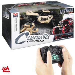 ماشین کنترلی شارژی چرخ کپسولی چراغ دار