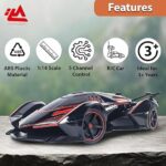 ماشین کنترلی چراغ دار دودزا شارژی سایز ۱:۱۴ - تصویر 9