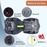 ماشین کنترلی چراغ دار دودزا شارژی سایز ۱:۱۴ - تصویر 6