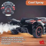 ماشین کنترلی چراغ دار دودزا شارژی سایز ۱:۱۴ - تصویر 4