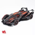 ماشین کنترلی چراغ دار دودزا شارژی سایز ۱:۱۴ - تصویر 3