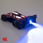 ماشین کنترلی چراغ دار دودزا شارژی سایز ۱:۱۴ - تصویر 2