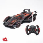 ماشین کنترلی چراغ دار دودزا شارژی سایز ۱:۱۴