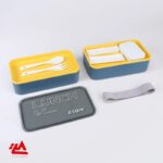 ظرف غذای دو طبقه 850 میلی‌لیتر (wonderful life) - تصویر 2