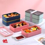 ظرف غذای دو طبقه 850 میلی‌لیتر (wonderful life) - تصویر 6