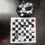 شطرنج کیفی مسافرتی به همراه مهره های بازی چکرز - تصویر 2