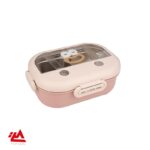 ظرف غذا داخل استیل ۲ بخشی ۴ قفل - تصویر 3