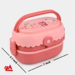 ظرف غذا ۲ طبقه فانتزی دسته دار - تصویر 2