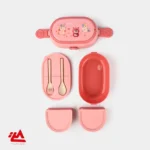 ظرف غذا ۲ طبقه فانتزی دسته دار - تصویر 7