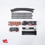 قطار ریلی باری کلاسیک چراغدار - تصویر 6