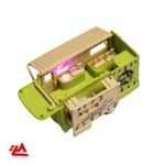 ماشین فلزی کمپر دایناسور درب بازشو موزیکال - تصویر 4