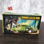 ماشین فلزی کمپر دایناسور درب بازشو موزیکال - تصویر 6